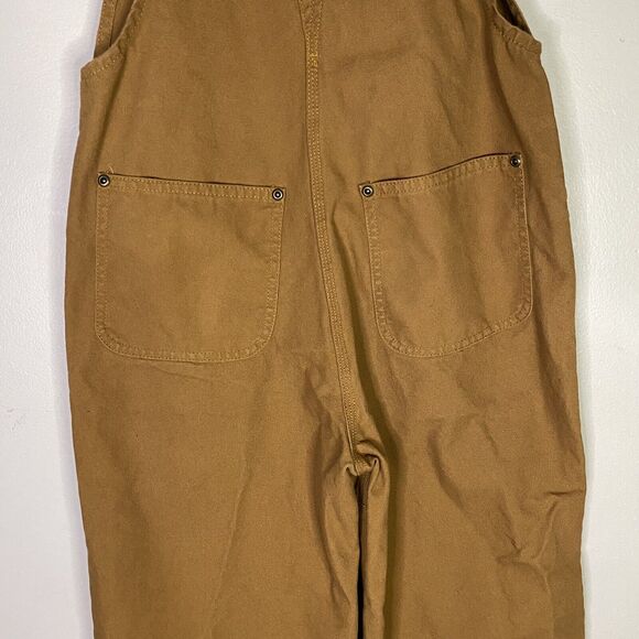 Carhartt Overalls Youth Boys Size 8 Brown Double Knee Canvas Workwear Outdoor - Picture 6 of 11